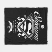 Couverture Polaire Armoiries de Superman (Devant (Horizontal))