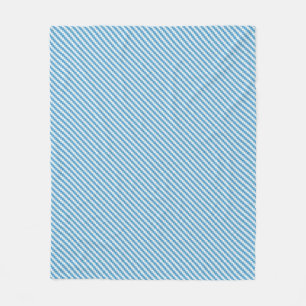 Couverture Polaire arrière - plan Bleu-blanc de carrés