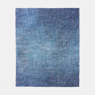 Couverture Polaire Arrière - plan bleu, jean jean texture arrière - p