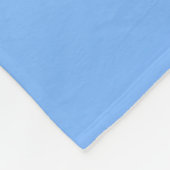 Couverture Polaire Arrière - plan bleu pâle (Coin)