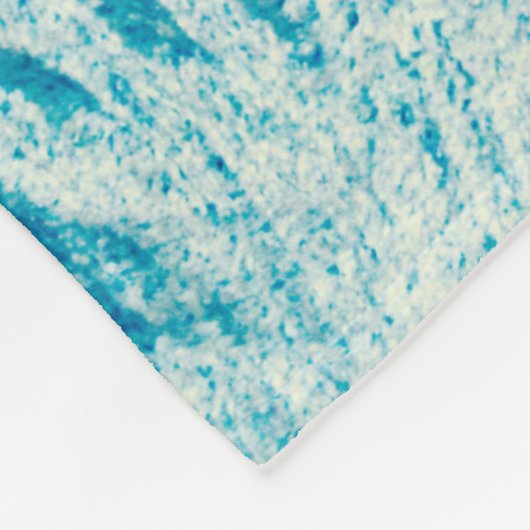 Couverture Polaire Arrière - plan bleu texturé en tissu dense. Con (Coin)