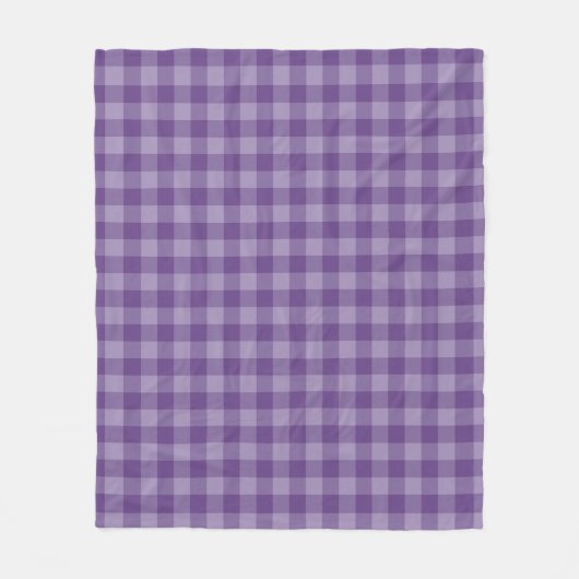Couverture Polaire Arrière - plan checkered violet (Devant)