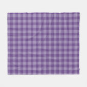 Couverture Polaire Arrière - plan checkered violet (Devant (Horizontal))