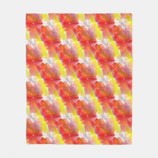 Couverture Polaire Arrière - plan d'aquarelle de texture de (Devant)