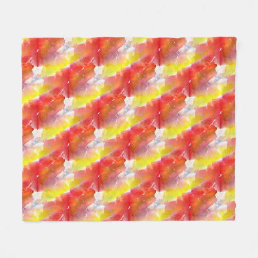 Couverture Polaire Arrière - plan d'aquarelle de texture de (Devant (Horizontal))