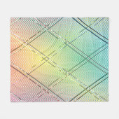 Couverture Polaire Arrière - plan de bandes diagonales 12 (Devant (Horizontal))