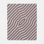 Couverture Polaire Arrière - plan de bandes diagonales symétriques 10 (Devant)