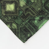 Couverture Polaire Arrière - plan de circuit d'ordinateur (Coin)