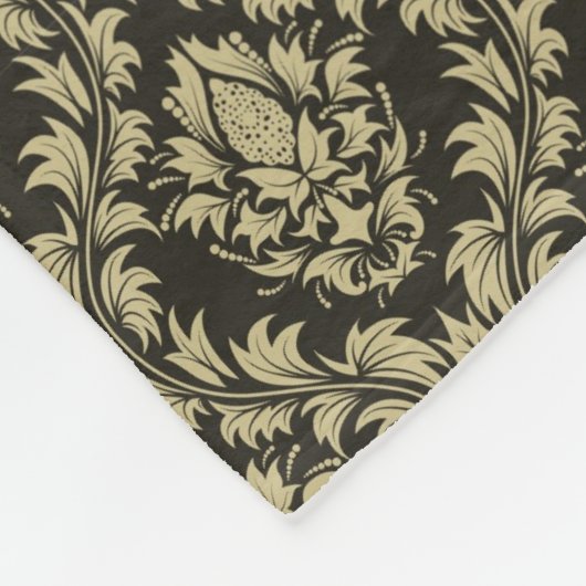 Couverture Polaire Arrière - plan de damassé (Coin)