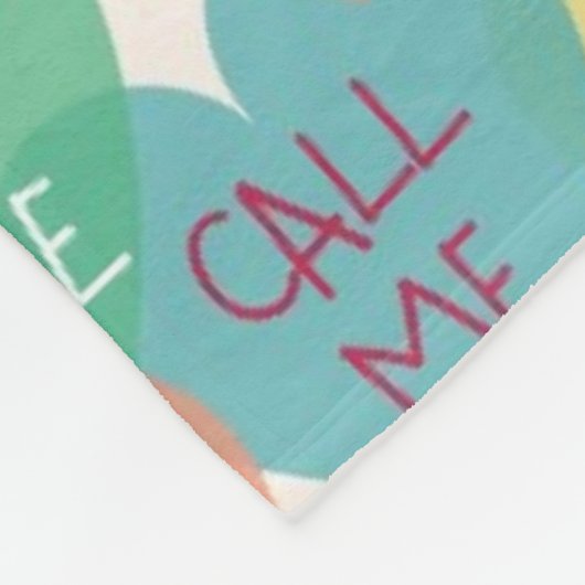 Couverture Polaire Arrière - plan de forme d'amour (Coin)