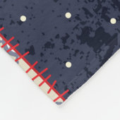 Couverture Polaire Arrière - plan de hachurage de style nautique (Coin)