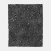 Couverture Polaire Arrière - plan de luxe monochromatique noir (Devant)