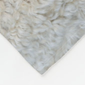 Couverture Polaire Arrière - plan de mignons Doodles d'or (Coin)