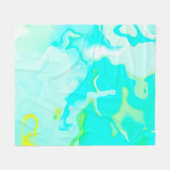 Couverture Polaire arrière - plan de nuage doux Abstrait en couleur p (Devant (Horizontal))