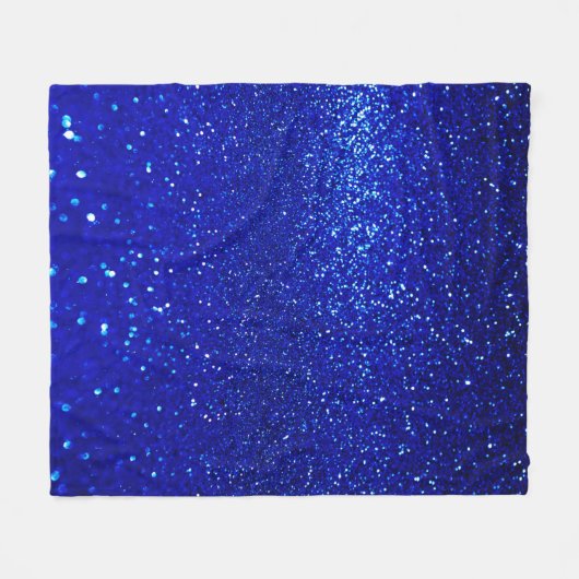 Couverture Polaire arrière - plan de parties scintillant bleu brillan (Devant (Horizontal))
