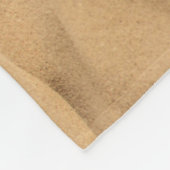 Couverture Polaire Arrière - plan de sable de désert jaune texturé. (Coin)