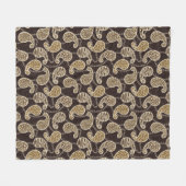 Couverture Polaire Arrière - plan de style de Paisley (Devant (Horizontal))