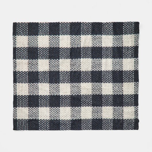 Couverture Polaire Arrière - plan de texture coton plaid. (Devant (Horizontal))