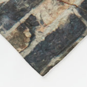 Couverture Polaire Arrière - plan de texture murale en briques mélang (Coin)