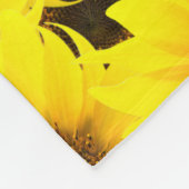 Couverture Polaire Arrière - plan de tournesols (Coin)