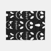 Couverture Polaire Arrière - plan d'Halloween. Motif sans couture ave (Devant (Horizontal))