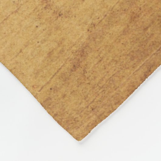 Couverture Polaire Arrière - plan écriture de fleurs d'image (Coin)