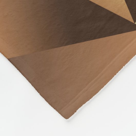 Couverture Polaire Arrière - plan en polygone : Art Abstrait texturé (Coin)