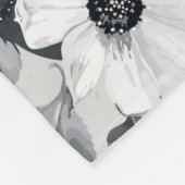 Couverture Polaire Arrière - plan floral sans couture avec un beau fl (Coin)