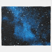 Couverture Polaire Arrière - plan Galaxy Abstrait (Devant (Horizontal))
