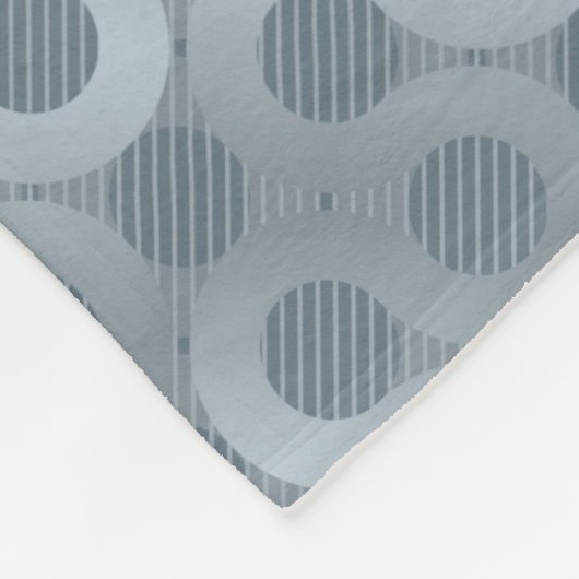 Couverture Polaire Arrière - plan gris abstrait d'écoulement (Coin)