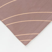 Couverture Polaire Arrière - plan Motif Luxury Gold Lines (Coin)