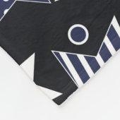 Couverture Polaire Arrière - plan motif transparent avec starspat sty (Coin)