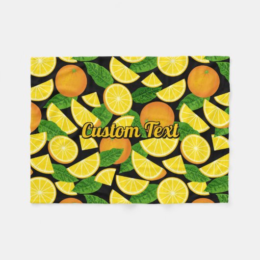 Couverture Polaire Arrière - plan orange (Devant (Horizontal))