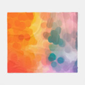 Couverture Polaire arrière - plan orange Abstrait. Illustration (Devant (Horizontal))