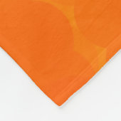 Couverture Polaire arrière - plan orange Abstrait. Illustration (Coin)