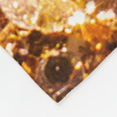 Couverture Polaire Arrière - plan parties scintillant or (Coin)