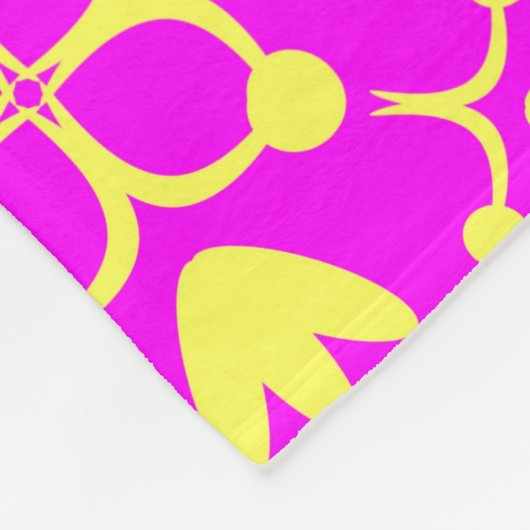 Couverture Polaire arrière - plan patchwork avec différents art motif (Coin)