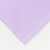 Couverture Polaire Arrière - plan Plain Lilac (Coin)