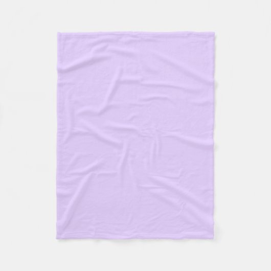 Couverture Polaire Arrière - plan Plain Lilac (Devant)
