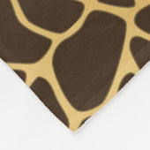 Couverture Polaire Arrière - plan repéré par girafe (Coin)