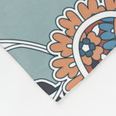 Couverture Polaire Arrière - plan sans couture avec cachemire en indi (Coin)