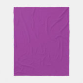 Couverture Polaire arrière - plan violet avec bordure blanche (Devant)