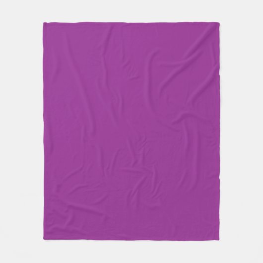 Couverture Polaire arrière - plan violet avec bordure blanche (Devant)
