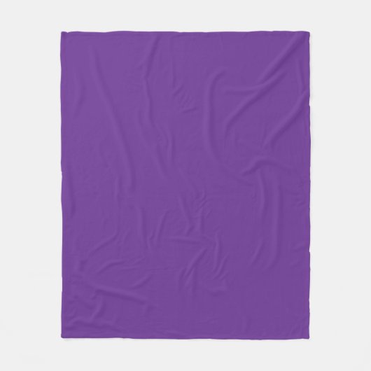 Couverture Polaire arrière - plan violet avec bordure blanche (Devant)