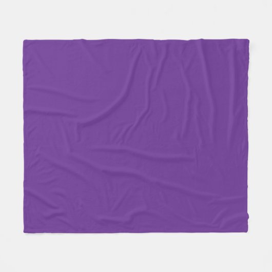 Couverture Polaire arrière - plan violet avec bordure blanche (Devant (Horizontal))