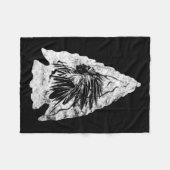 Couverture Polaire Arrowhead Hunter Indian Chief Relic Hunter Native (Devant (Horizontal))