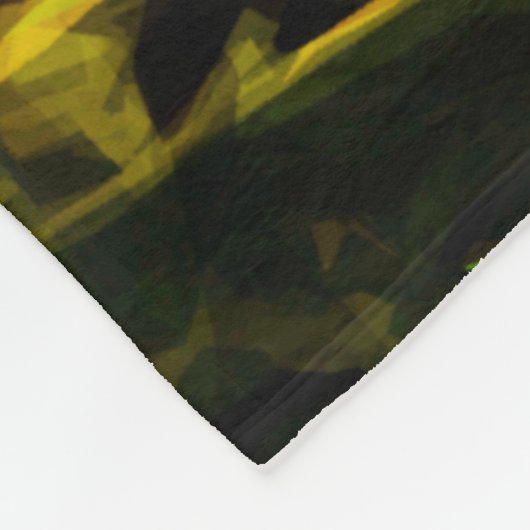 Couverture Polaire Arrowleaf Fleur sauvage Jaune Arrowley Abstrait (Coin)