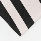 Couverture Polaire Art à encre attrayant motif Abstrait noir jaune (Coin)