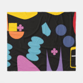 COUVERTURE POLAIRE ART ABSTRAIT (Devant (Horizontal))