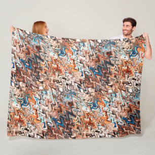 Couverture Polaire Art Abstrait